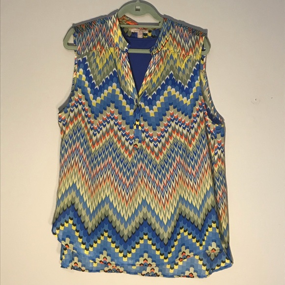Roz & Ali Tops - Colorful summer top Roz & Ali Tops - Colorful summer top